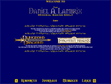 Tablet Screenshot of dalmgg.thyle.net